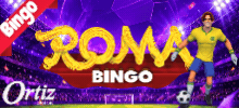 Ven y vive fantásticas aventuras con el juego Ortiz Gaming Classic, este juego diferente con una aventura extraordinaria te recuerda el sabor de la cocina italiana.
 
Jugar en Roma Bingo puede significar algo diferente, una aventura realmente divertida con los premios que nunca ganó.

Hay 4 cartas con un sorteo de 30 bolas. Obtenga más oportunidades con las 10 bolas de bonificación adicionales y acérquese a ganar los 17 premios mayores adicionales.

También tendrás rondas de bonificación súper divertidas cargadas de grandes premios.